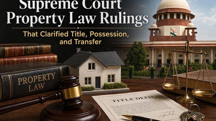 Supreme Court ruling on property ownership and possession rights in India